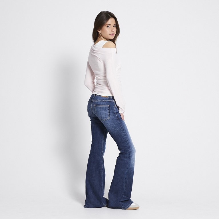 Sheer off-shoulder top "Lilo"